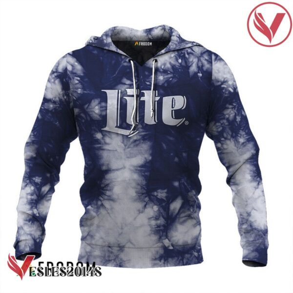 Miller Lite Blue Tie-dye Hoodie & Zip Hoodie - Vesles2014S 1