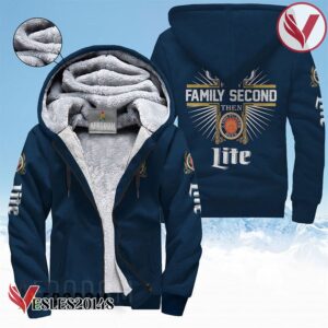 Miller Lite Fleece Zip Up Hoodie - Vesles2014S