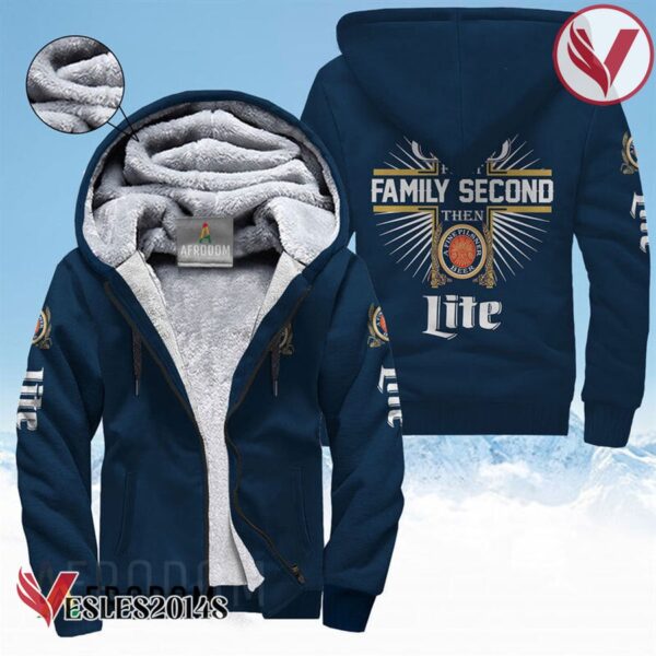 Miller Lite Fleece Zip Up Hoodie - Vesles2014S