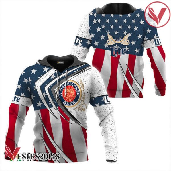Miller Lite Fourth Of July Esports Hoodie & Zip Hoodie - Vesles2014S