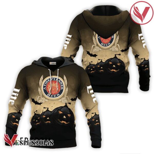 Miller Lite Halloween Night Pumpkin Hoodie & Zip Hoodie - Vesles2014S