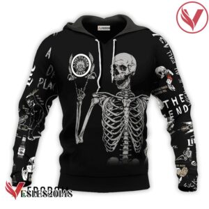 Miller Lite Rock And Roll Skeleton Skull Hoodie & Zip Hoodie - Vesles2014S 1
