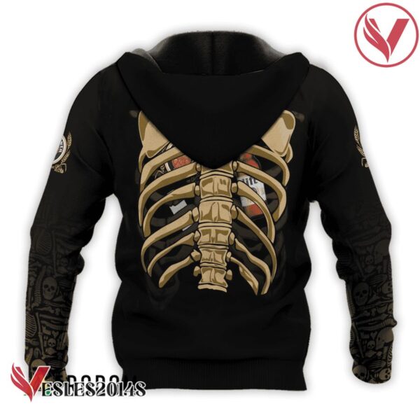 Miller Lite Skeleton Ribcage Hoodie & Zip Hoodie - Vesles2014S 3