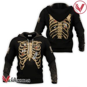 Miller Lite Skeleton Ribcage Hoodie & Zip Hoodie - Vesles2014S