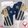 Miller Lite USA Flag Pattern Blue Beige Hawaiian Shirt And Short, Unique Gifts For Friends - Vesles2014S 1