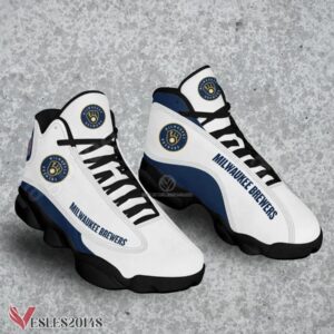 Milwaukee Brewers Logo Air Jordan 13 Shoes, Best Sneaker Gifts For Fans - Vesles2014s 1