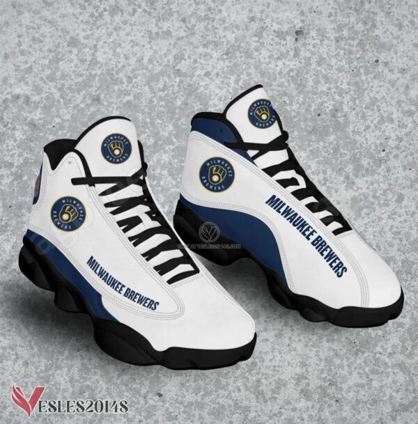 Milwaukee Brewers Logo Air Jordan 13 Shoes, Best Sneaker Gifts For Fans - Vesles2014s 1