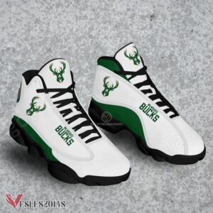 Milwaukee Bucks Air Jordan 13 Shoes, Best Sneaker Gifts For Fans - Vesles2014s