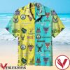 Milwaukee Bucks Logo Print Mix Turquoise And Yellow Hawaiian Shirt, Unique Gifts For Friends - Vesles2014S 1