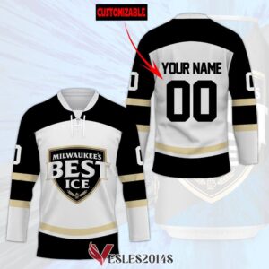 Milwaukees Best Ice Personalized Hockey Jersey, Trending Gifts For Fans - Vesles2014s