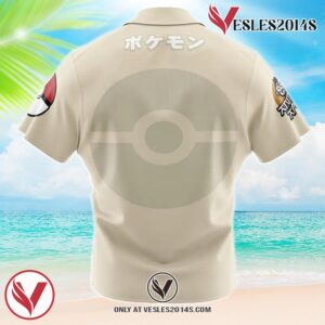 Mimikyu Face Pokemon Button Up  Hawaiian Shirt 1