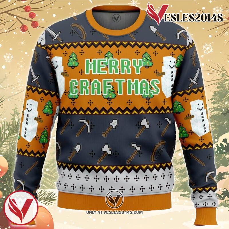Minecraft Minecraftmas Christmas Sweater