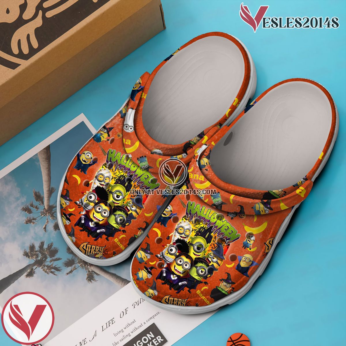 Minions Cartoon Crocs Crocband Clogs Shoes Comfortable For Men Women and Kids Style 3, Unique Gift From Vesles2014S 3
