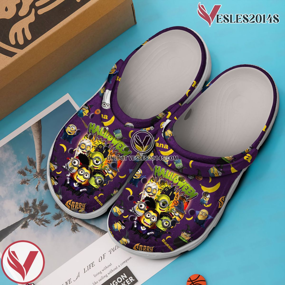 Minions Cartoon Crocs Crocband Clogs Shoes Comfortable For Men Women and Kids Style 4, Unique Gift From Vesles2014S 3