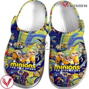 Minions Cartoon Crocs Crocband Clogs Shoes Comfortable For Men Women and Kids Style 5, Unique Gift From  Vesles2014S 2