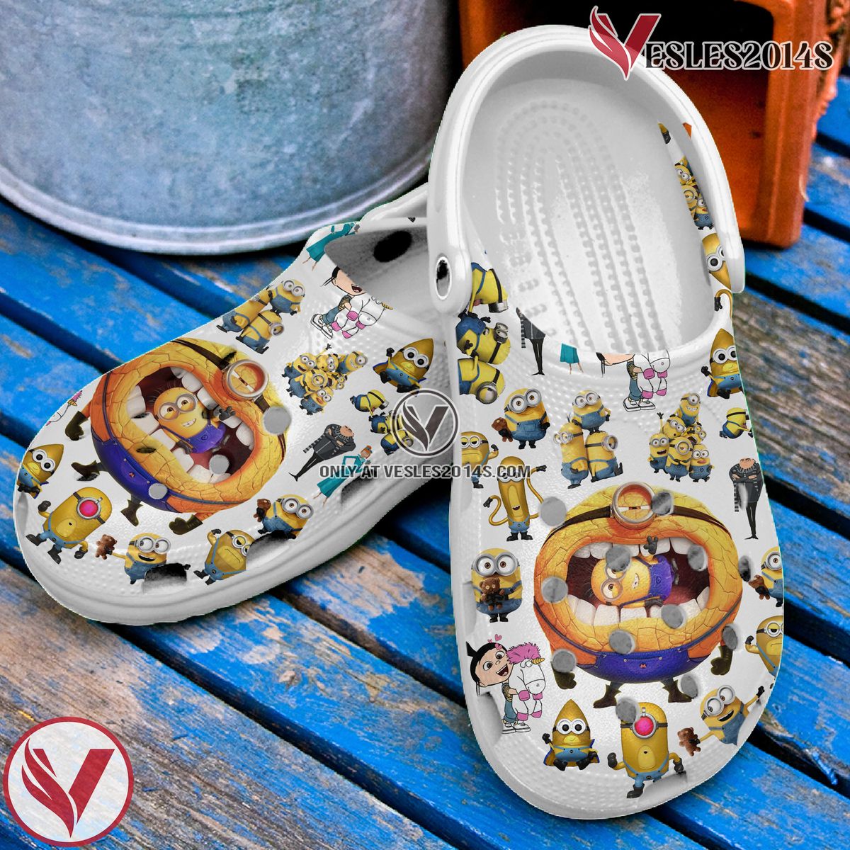 Minions Despicable Me Movie Crocs Crocband Clogs Shoes Comfortable For Men Women and Kids - Vesles2014S 3