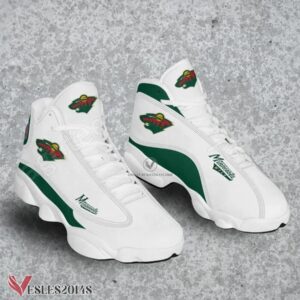 Minnesota Wild Logo Air Jordan 13 Shoes, Best Sneaker Gifts For Fans - Vesles2014s