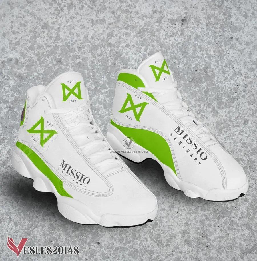 Missio Seminary Logo Air Jordan 13 Shoes, Best Sneaker Gifts For Fans - Vesles2014s