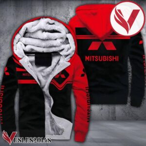 Mitsubishi 3D Fleece Hoodie, Unique Gifts For Car Lovers - Vesles2014S 1