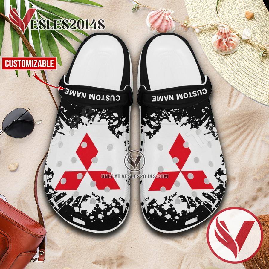 Mitsubishi Logo Crocs Shoes For Men And Women, Unique Clogs Shoes For Fans - Vesles2014S 1