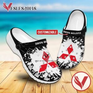 Mitsubishi Logo Crocs Shoes For Men And Women, Unique Clogs Shoes For Fans - Vesles2014S