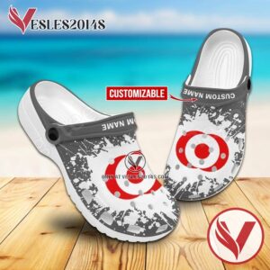 Mitsubishi UFJ Financial Group Logo Crocs Shoes For Men And Women, Unique Clogs Shoes For Fans - Vesles2014S