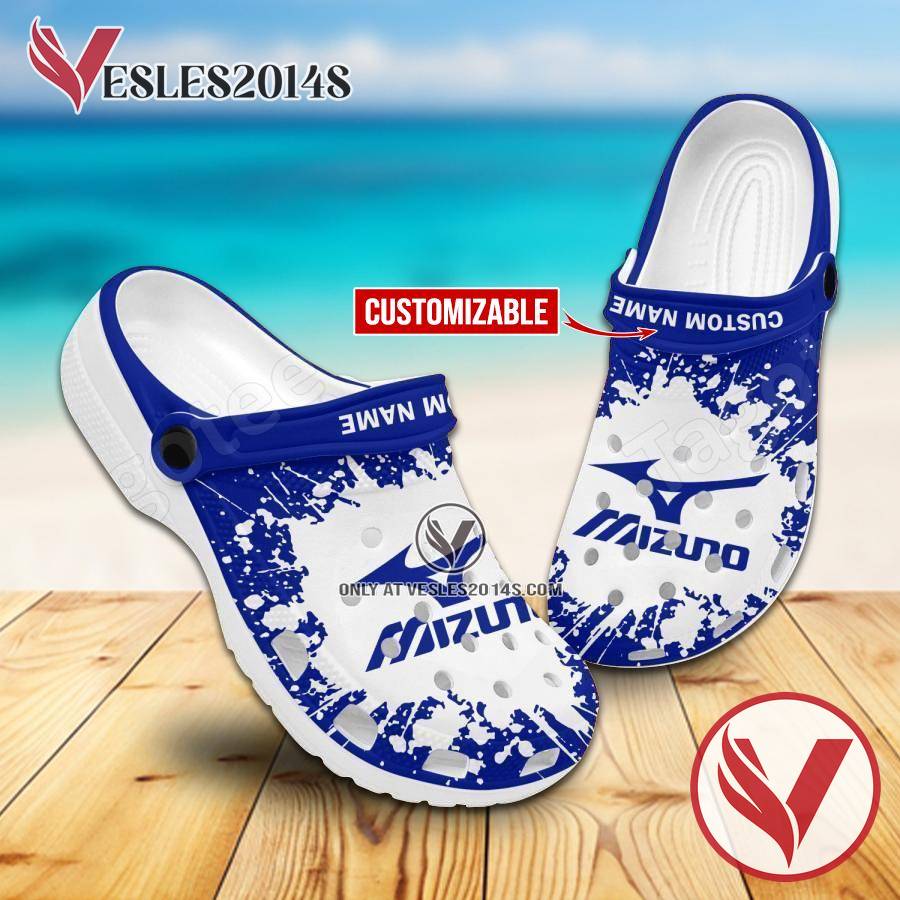 Mizuno Logo Crocs Shoes For Men And Women, Unique Clogs Shoes For Fans - Vesles2014S
