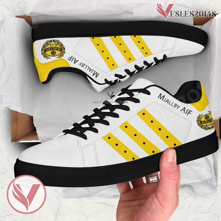 Mjallby AIF Logo Stan Smith Shoes For Men And Womens - Vesles2014s 1
