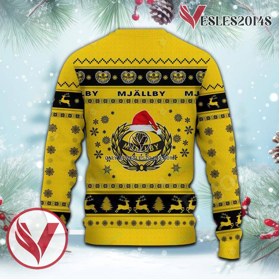 Mjällby AIF Sport Ugly Christmas Sweater, Unique Gifts For Fans - Vesles2014aS 3
