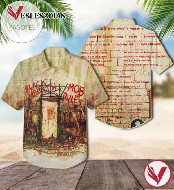 Mob Rules Studio Album By Black Sabbath Hawaiian Shirt, Best Gift For Music Lovers Vesles2014S