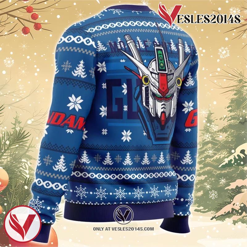 Mobile Suit RX 78 Gundam Ugly Christmas Sweater, Unique Christmas Gift For Fans - Vesles2014S 2