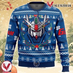 Mobile Suit RX 78 Gundam Ugly Christmas Sweater, Unique Christmas Gift For Fans - Vesles2014S
