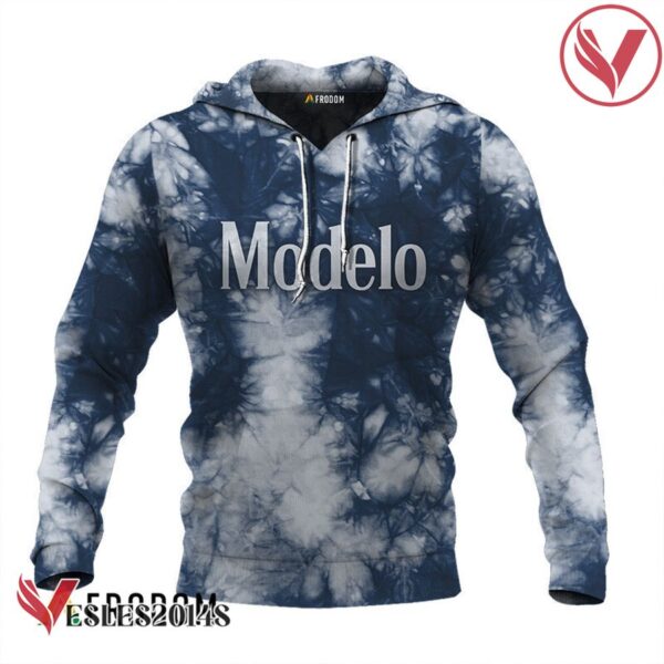 Modelo Negra Blue Tie-dye Hoodie & Zip Hoodie - Vesles2014S 1