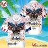 Modelo Negra Eagle Fireworks Independence Day Hawaiian Shirt, Best Summer Gifts For Fans - Vesles2014S