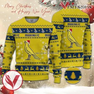 Modena F.C Sport Ugly Christmas Sweater, Unique Gifts For Fans - Vesles2014aS 1