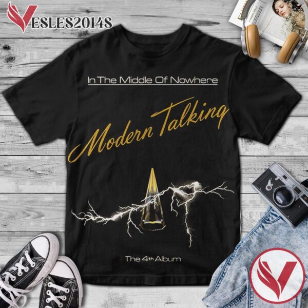 Modern Talking In The Middle Of Nowhere Album Cover Shirt, Perfect Gifts For Music Lovers - Vesles2014S