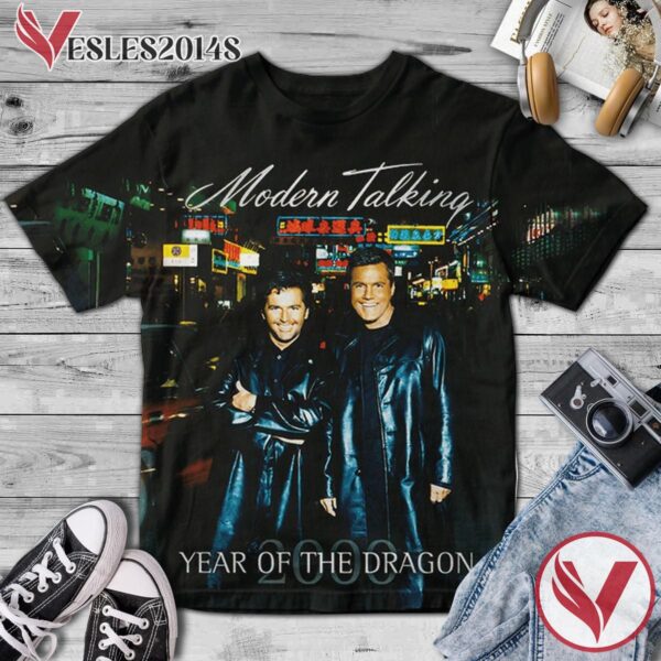 Modern Talking Year Of The Dragon Album Cover Shirt, Perfect Gifts For Music Lovers - Vesles2014S