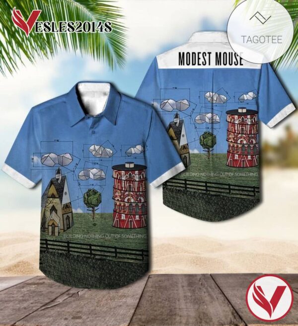 Modest Mouse Building Nothing Out Of Something Album Cover Hawaiian Shirt, Best Gift For Music Lovers Vesles2014S