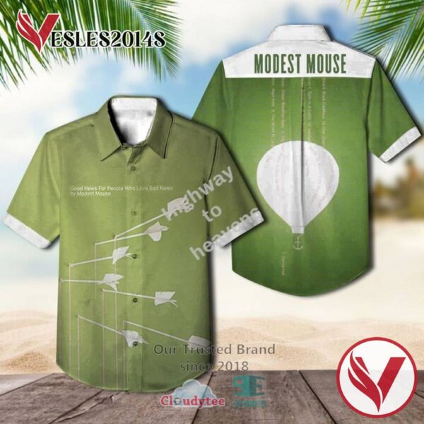 Modest Mouse Good News Casual Hawaiian Shirt, Best Gifts For Summer Vesles2014S 1