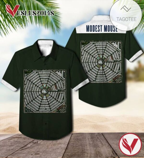 Modest Mouse Strangers To Ourselves Album Cover Hawaiian Shirt, Best Gift For Music Lovers Vesles2014S