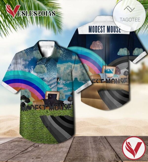 Modest Mouse The Golden Casket Album Cover Hawaiian Shirt, Best Gift For Music Lovers Vesles2014S