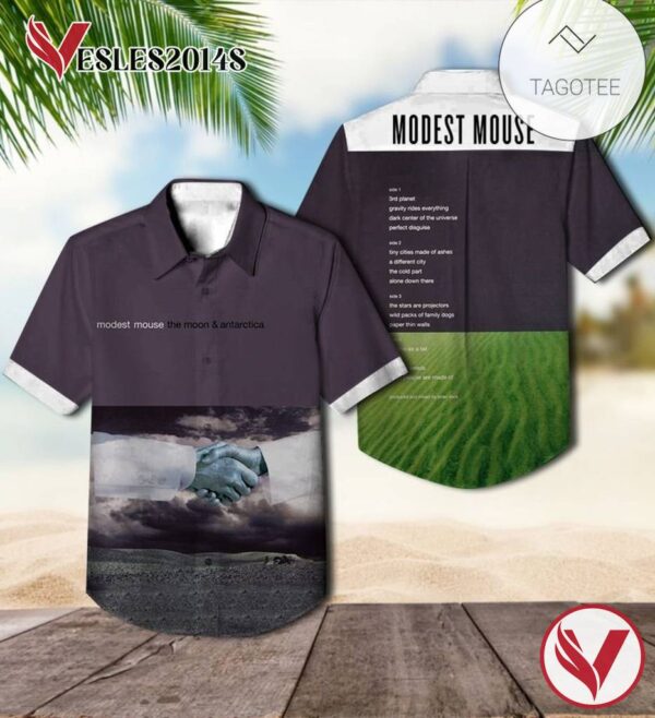 Modest Mouse The Moon And Antarctica Album Cover Hawaiian Shirt, Best Gift For Music Lovers Vesles2014S