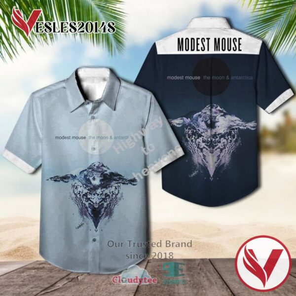 Modest Mouse The Moon & Antarctica 2 Casual Hawaiian Shirt, Best Gifts For Summer Vesles2014S 1
