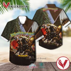 Molly Hatchet Lightning Strikes Twice Hawaiian Casual Shirt, Best Gifts For Summer Vesles2014S 1