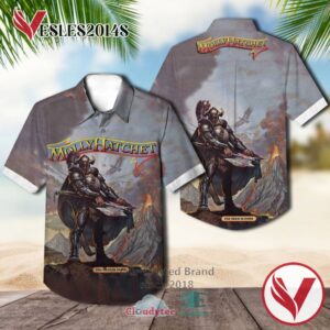 Molly Hatchet The Deed Is Done Hawaiian Casual Shirt, Best Gifts For Summer Vesles2014S 1