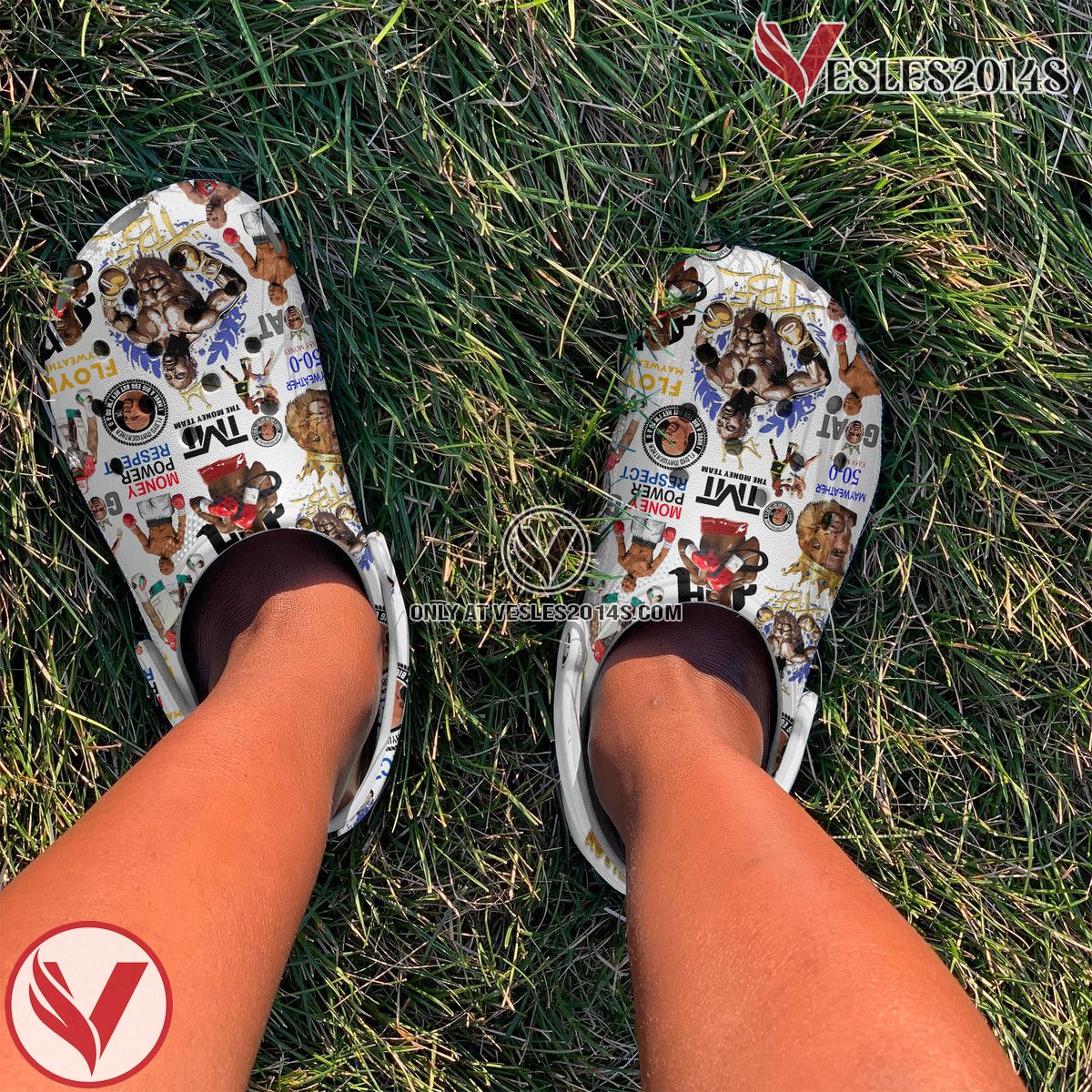Money Pretty Boy Floyd Mayweather Premium Crocs Crocband Clogs Shoes Comfortable For Men Women and Kids, Unique Gift From Vesles2014S 2