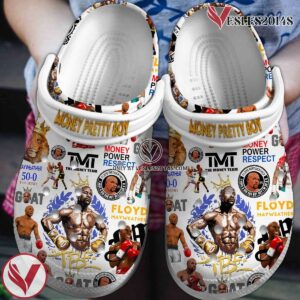 Money Pretty Boy Floyd Mayweather Premium Crocs Crocband Clogs Shoes Comfortable For Men Women and Kids, Unique Gift From  Vesles2014S
