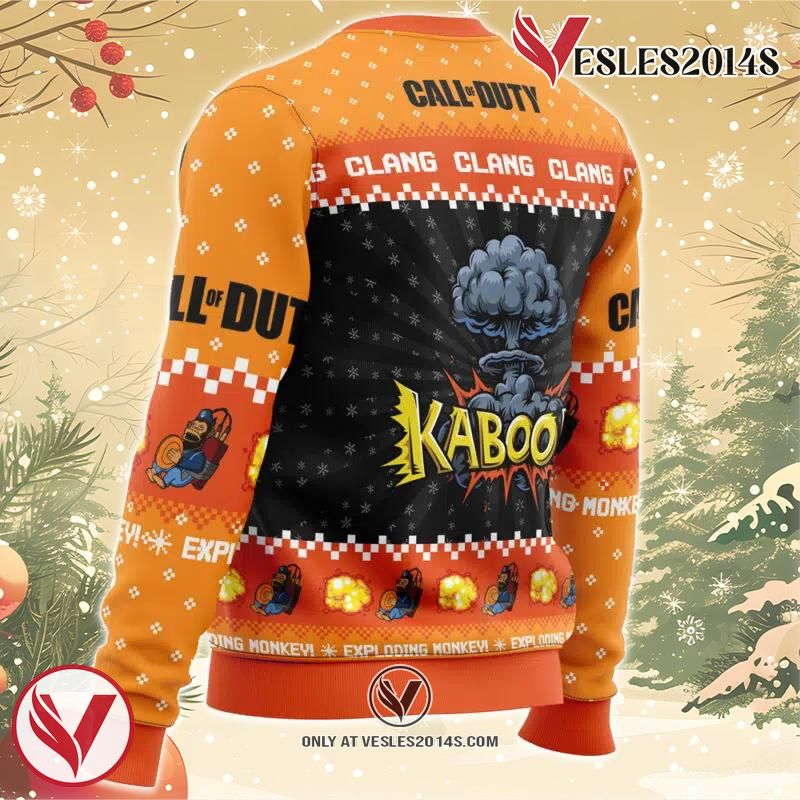 Monkey Bomb Call of Duty Ugly Christmas Sweater, Unique Christmas Gift For Fans - Vesles2014S 2