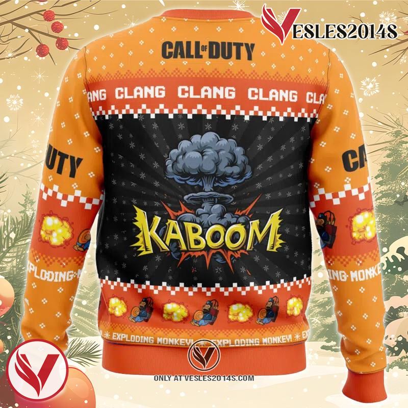 Monkey Bomb Call of Duty Ugly Christmas Sweater, Unique Christmas Gift For Fans - Vesles2014S 3