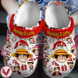 Monkey D. Luffy One Piece Anime Crocs Crocband Clogs Shoes Comfortable For Men Women and Kids, Unique Gift From  Vesles2014S